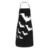 Halter Black Printed Apron - Image 5