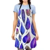 Printed Leaf Halter Apron - Image 5