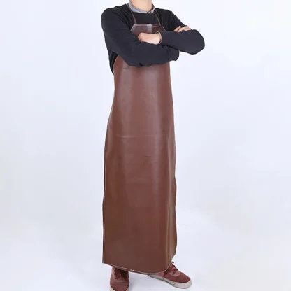 Waterproof Sleek Brown Apron - Image 3