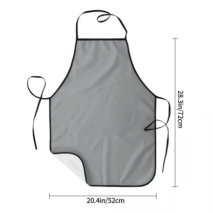 Halter Black Printed Apron - Image 6