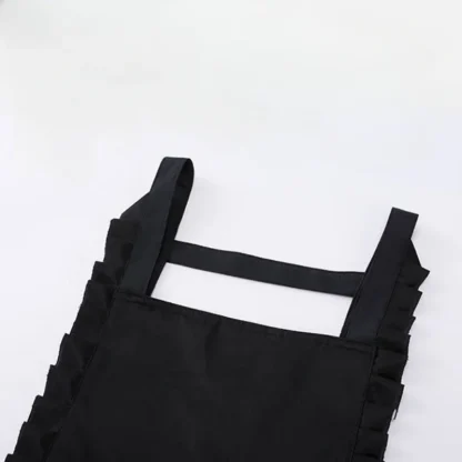 Pleated Solid Dress Apron - Image 5