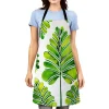Printed Leaf Halter Apron - Image 2