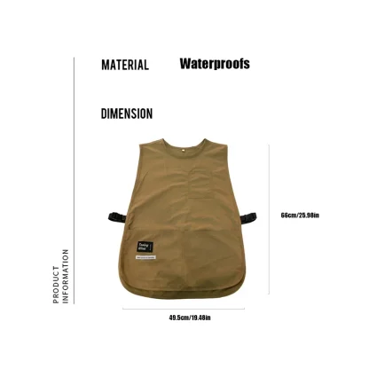 Solid Color Vest Beauty Apron - Image 5