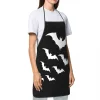 Halter Black Printed Apron - Image 2