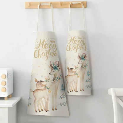 Minimalist Christmas Print Aprons