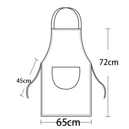 Hand Wipe Printed Apron - Image 7