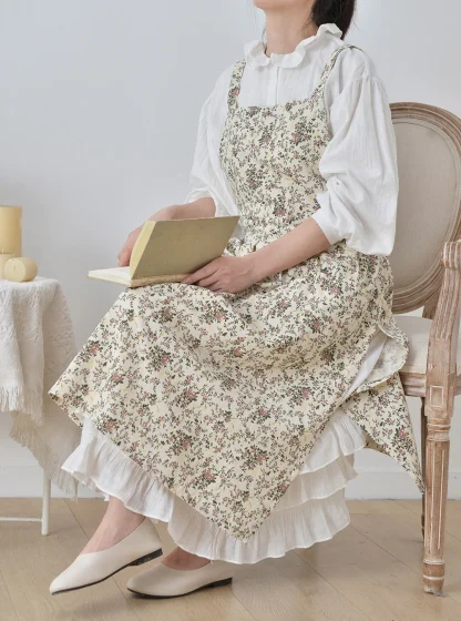 Ditsy Floral Dress Apron - Image 3