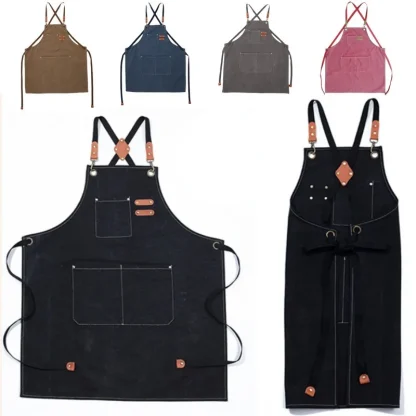 Durable Cross Back Adjustable Aprons - Image 2