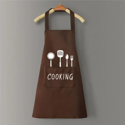 Printed Halter Simple Aprons
